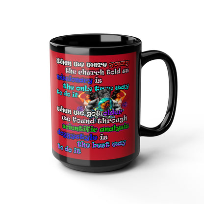 doggystyle - Black Mug (dark red)