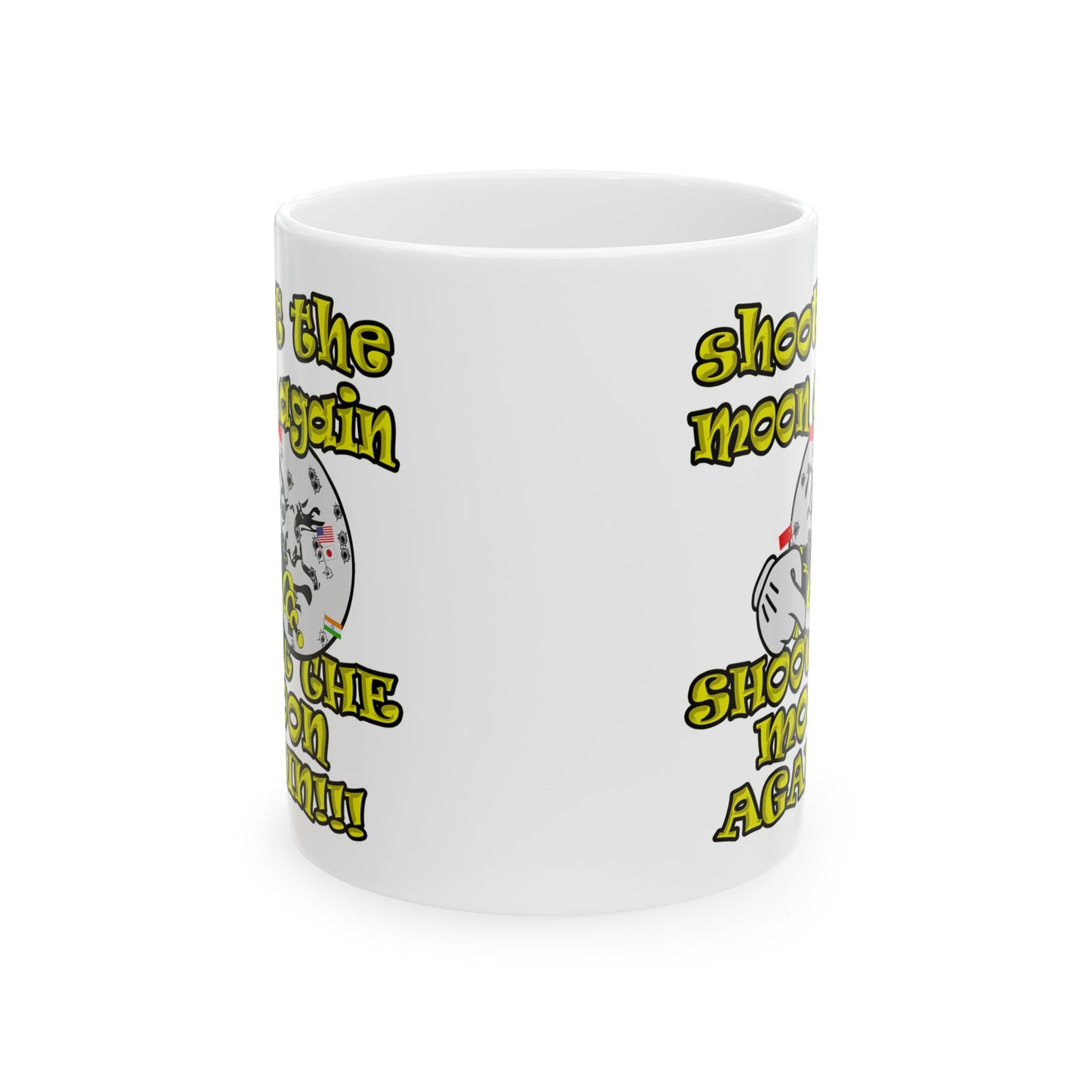 shoot the moon again - White Mug (white)