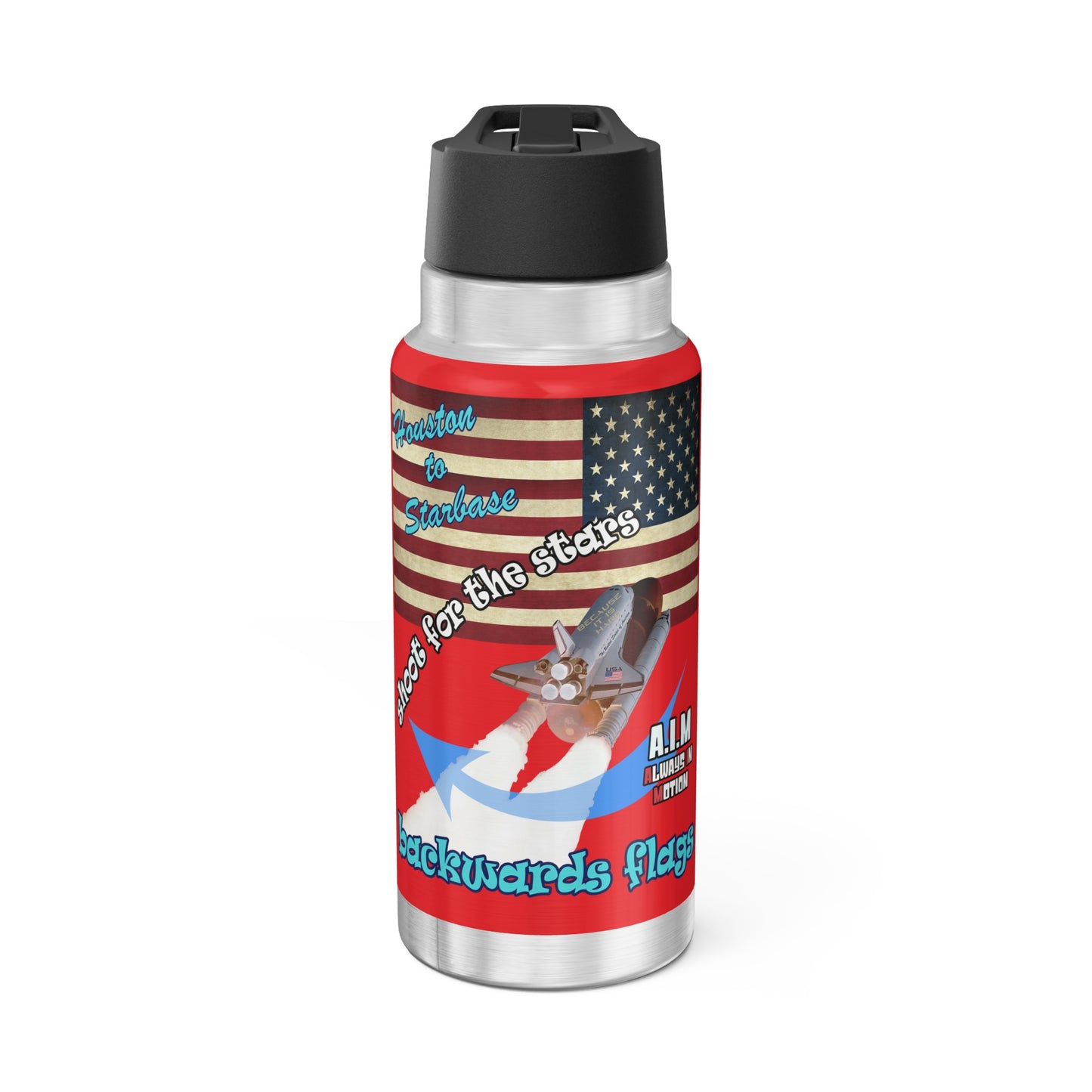 shoot for the stars - Gator Tumbler, 32oz (red)