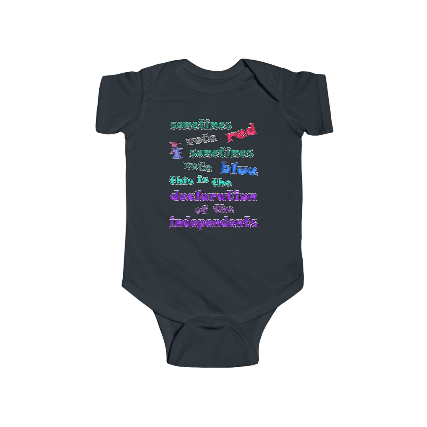 declaration of the independents - Infant Fine Jersey Bodysuit
