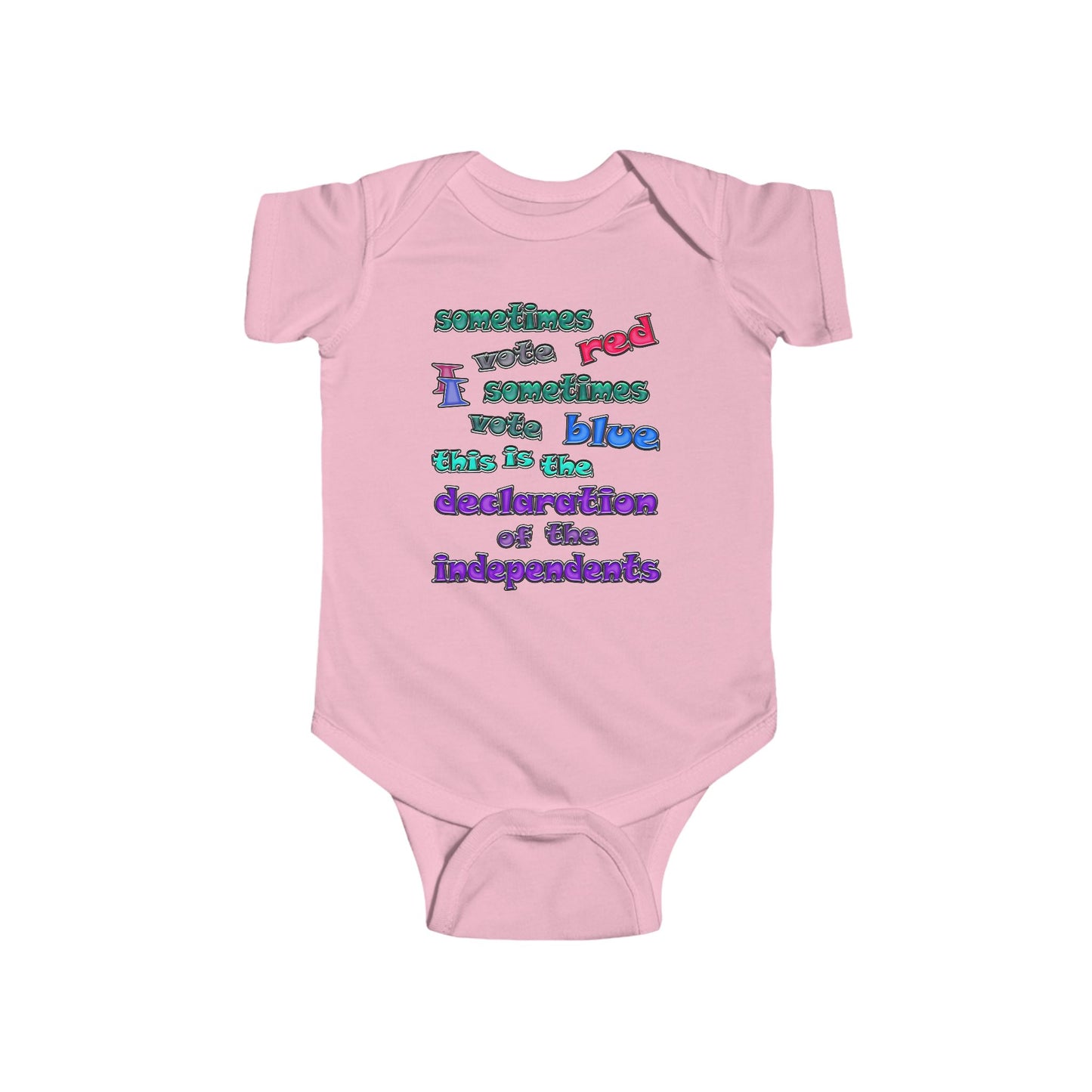 declaration of the independents - Infant Fine Jersey Bodysuit