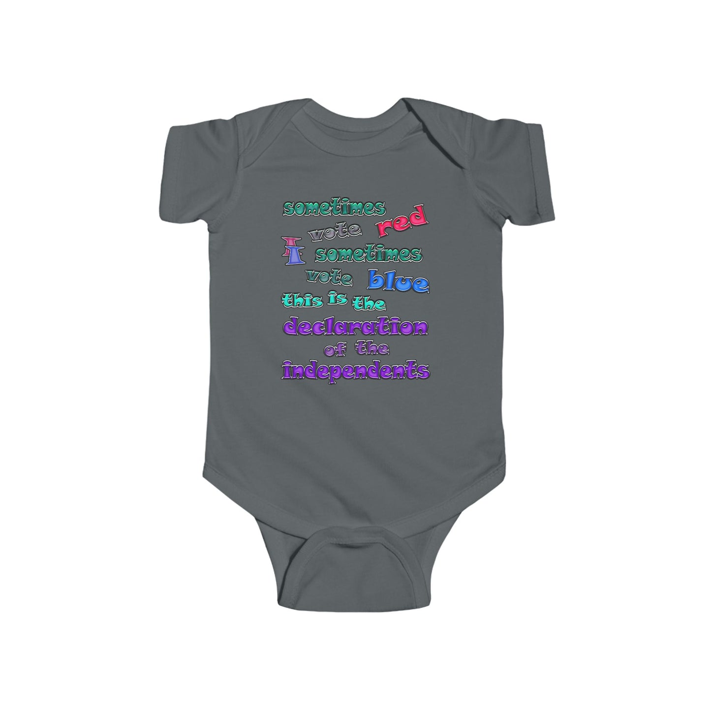 declaration of the independents - Infant Fine Jersey Bodysuit