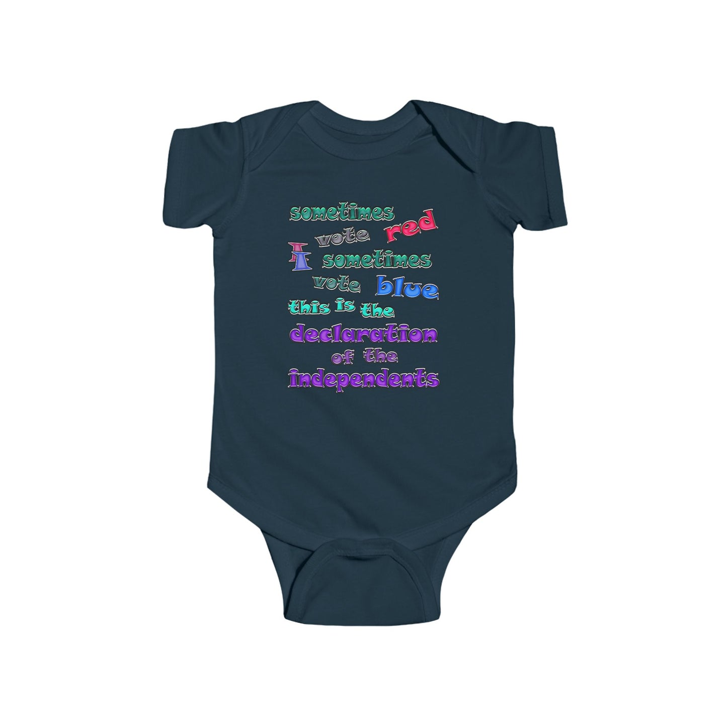 declaration of the independents - Infant Fine Jersey Bodysuit