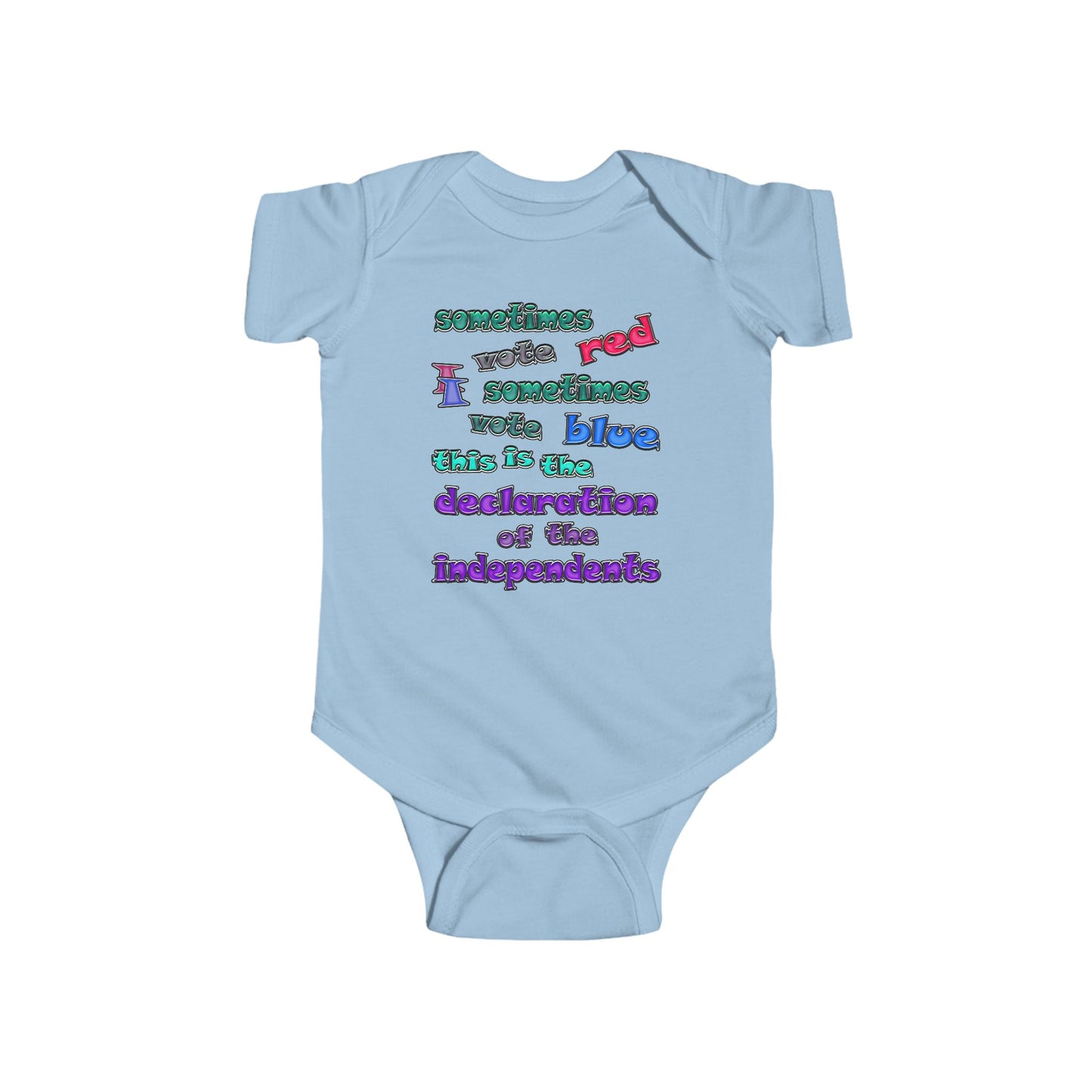 declaration of the independents - Infant Fine Jersey Bodysuit