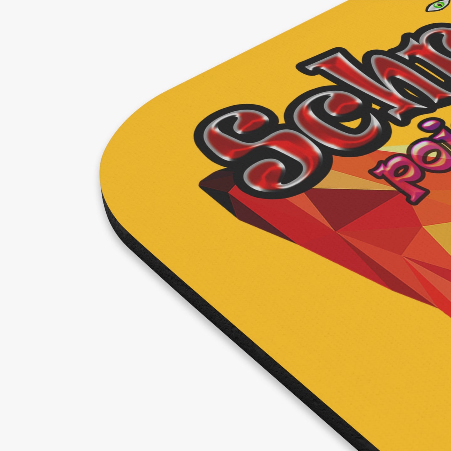 schrodinger's cat - Mouse Pad (Rectangle) (yellow)