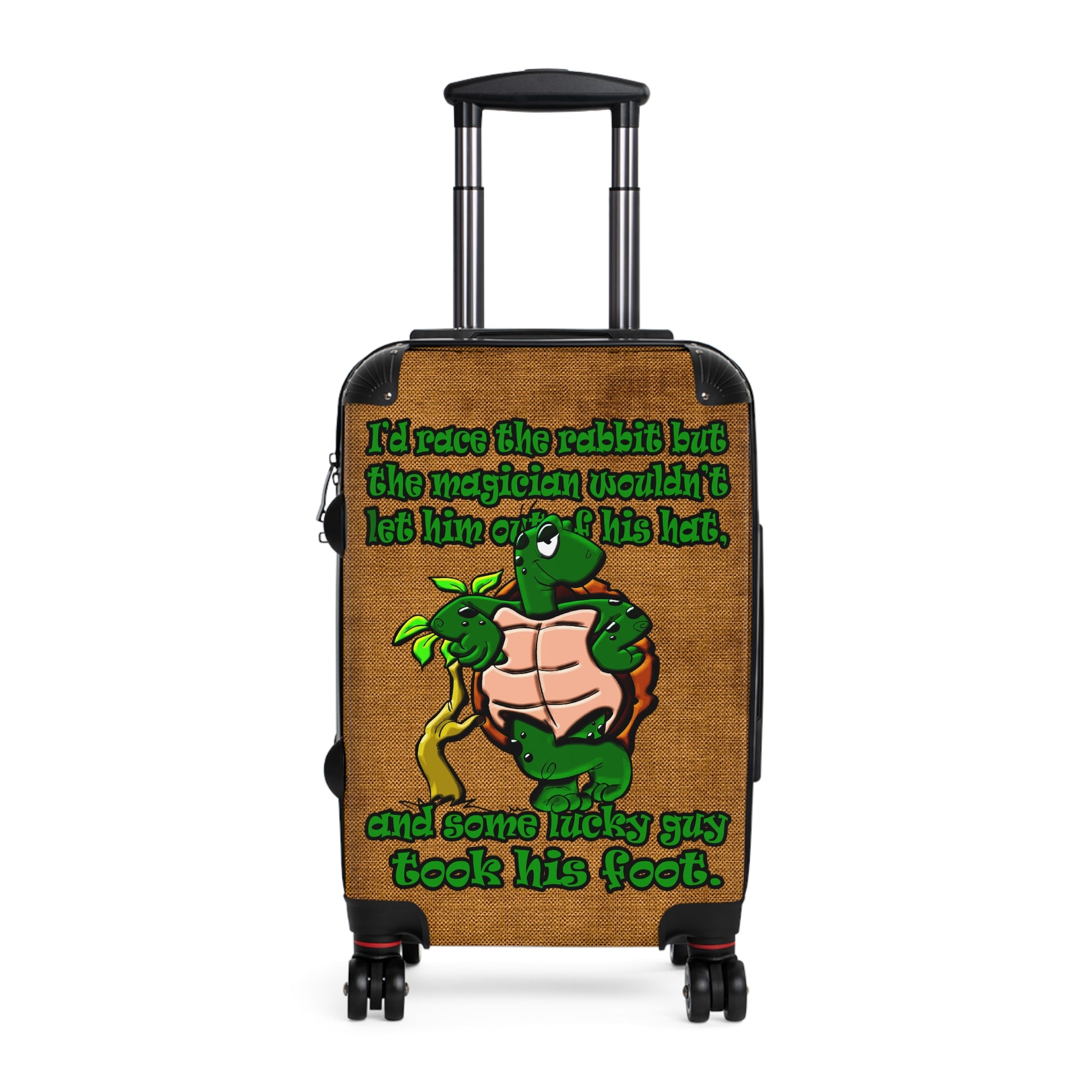 turtle race - Suitcase (brown papyrus)