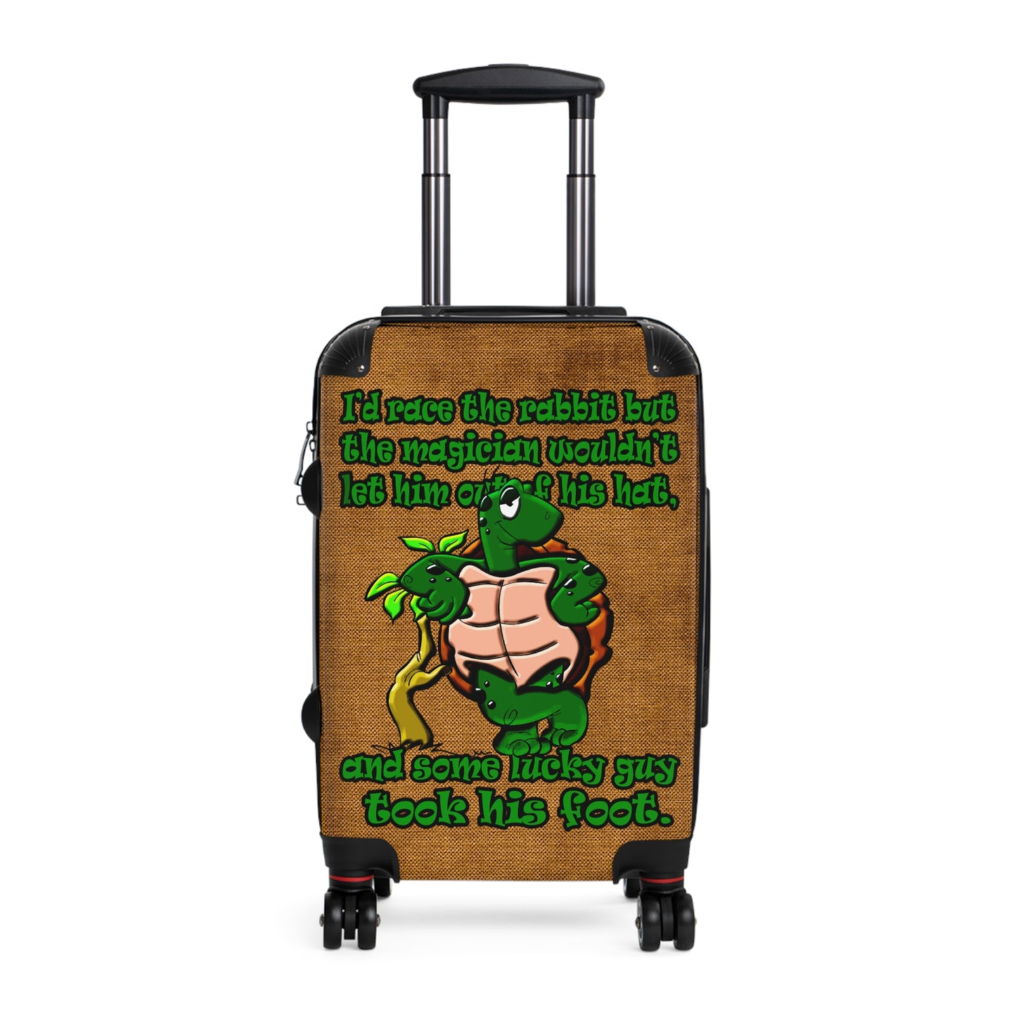 turtle race - Suitcase (brown papyrus)