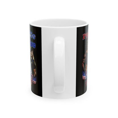 rw&b lives matter - White Mug (black)