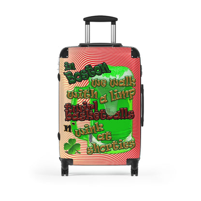 celtics logo - Suitcase (yellow-orange wave)