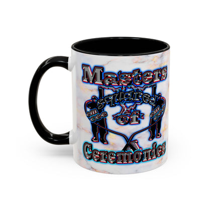 em cee squared - Accent Mug (white marble)