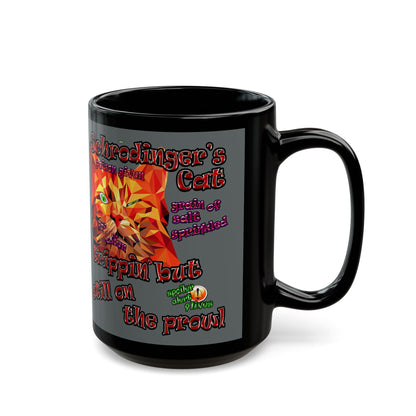 schrodinger's cat - Black Mug (dark grey)