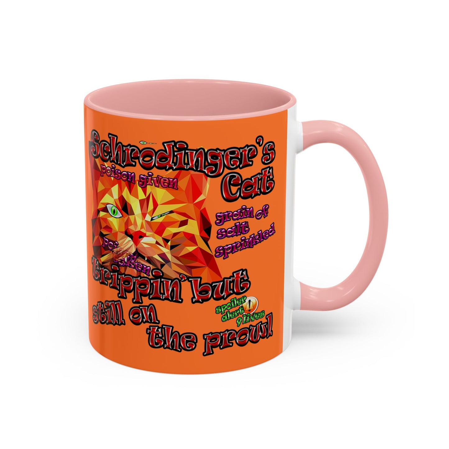 schrodinger's cat - Accent Mug (crusta)