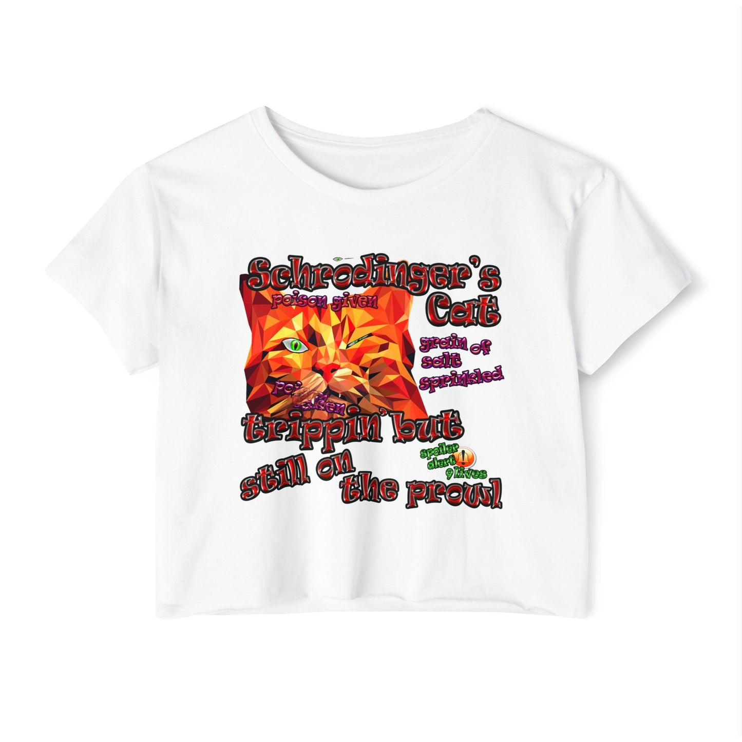 schrodinger's cat - Women's Festival Crop Top