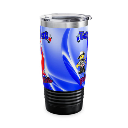 tag that - Ringneck Tumbler, 20oz (blue-white wave)