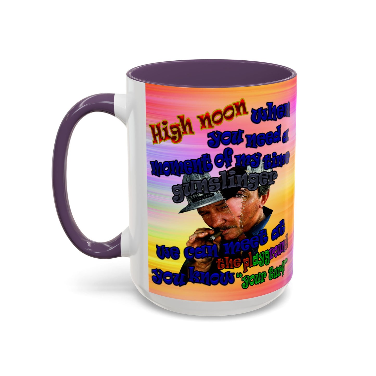 high noon - Accent Mug (color blur)