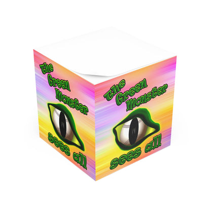 green monster - note cube (color blur)