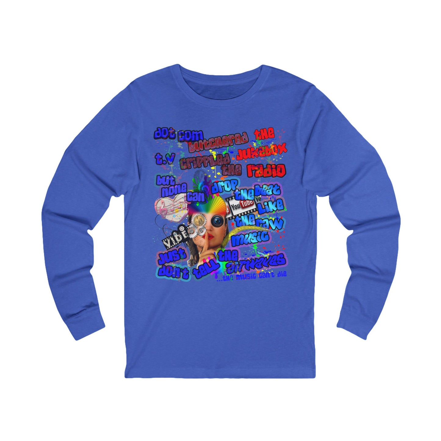 drop the beat - Unisex Jersey Long Sleeve Tee