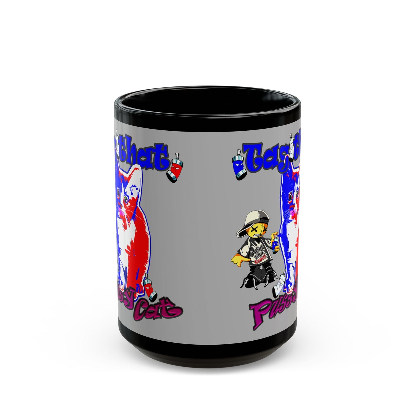 tag that - Black Mug (light grey)