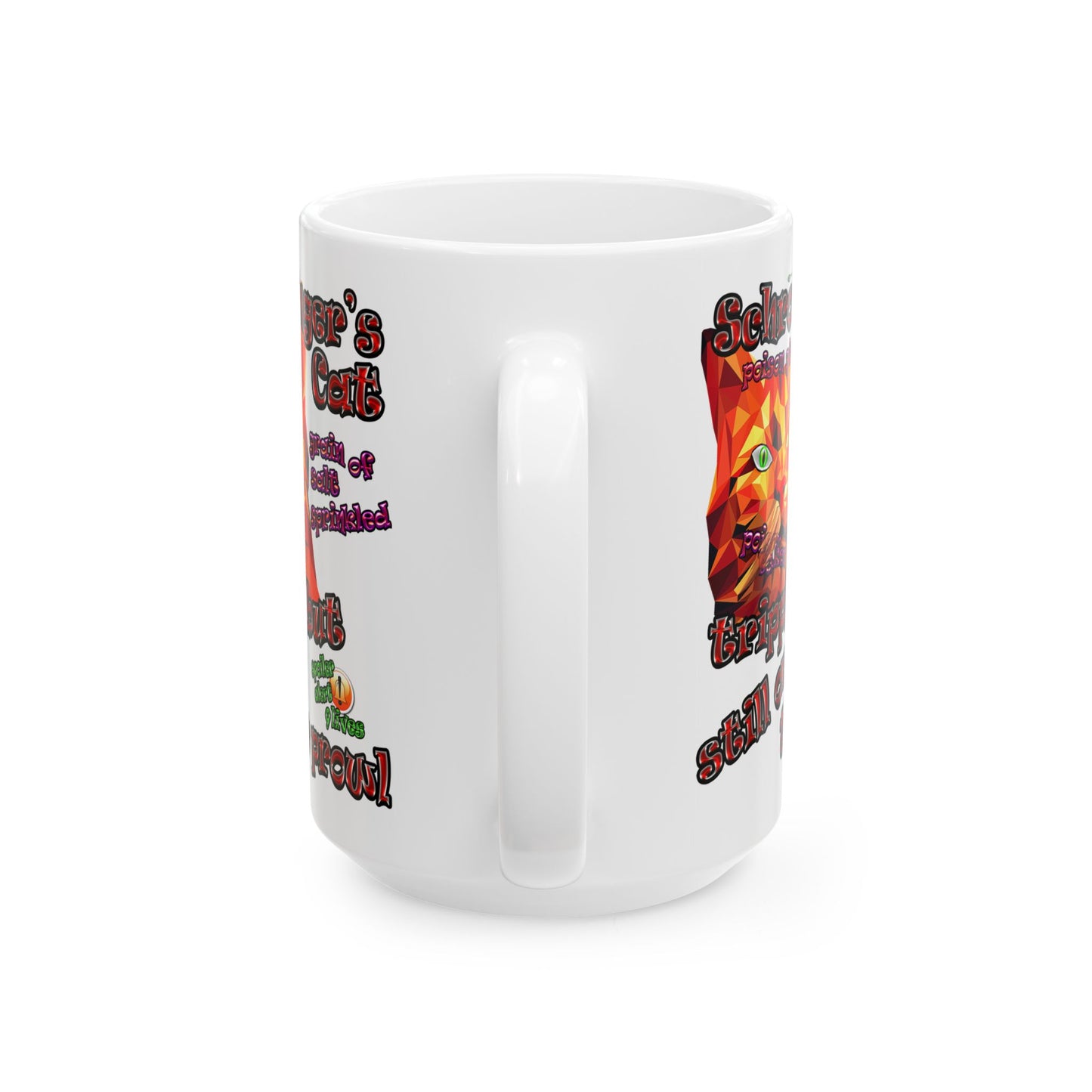 schrodinger's cat - White Mug (white)