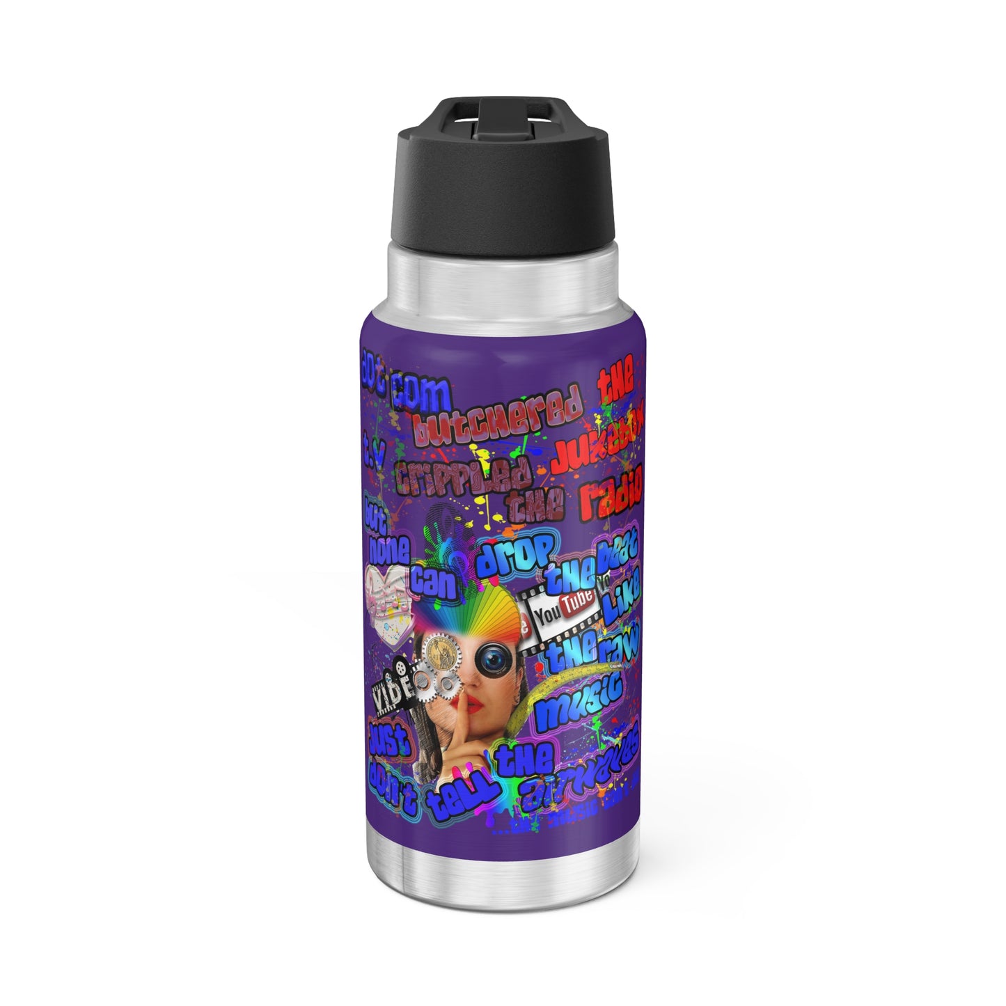 drop the beat - Gator Tumbler, 32oz (purple)