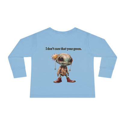 I don't care that your grey - Toddler Long Sleeve Tee