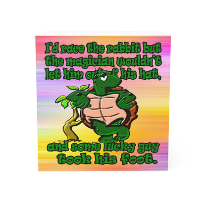 turtle race - note cube (color blur)