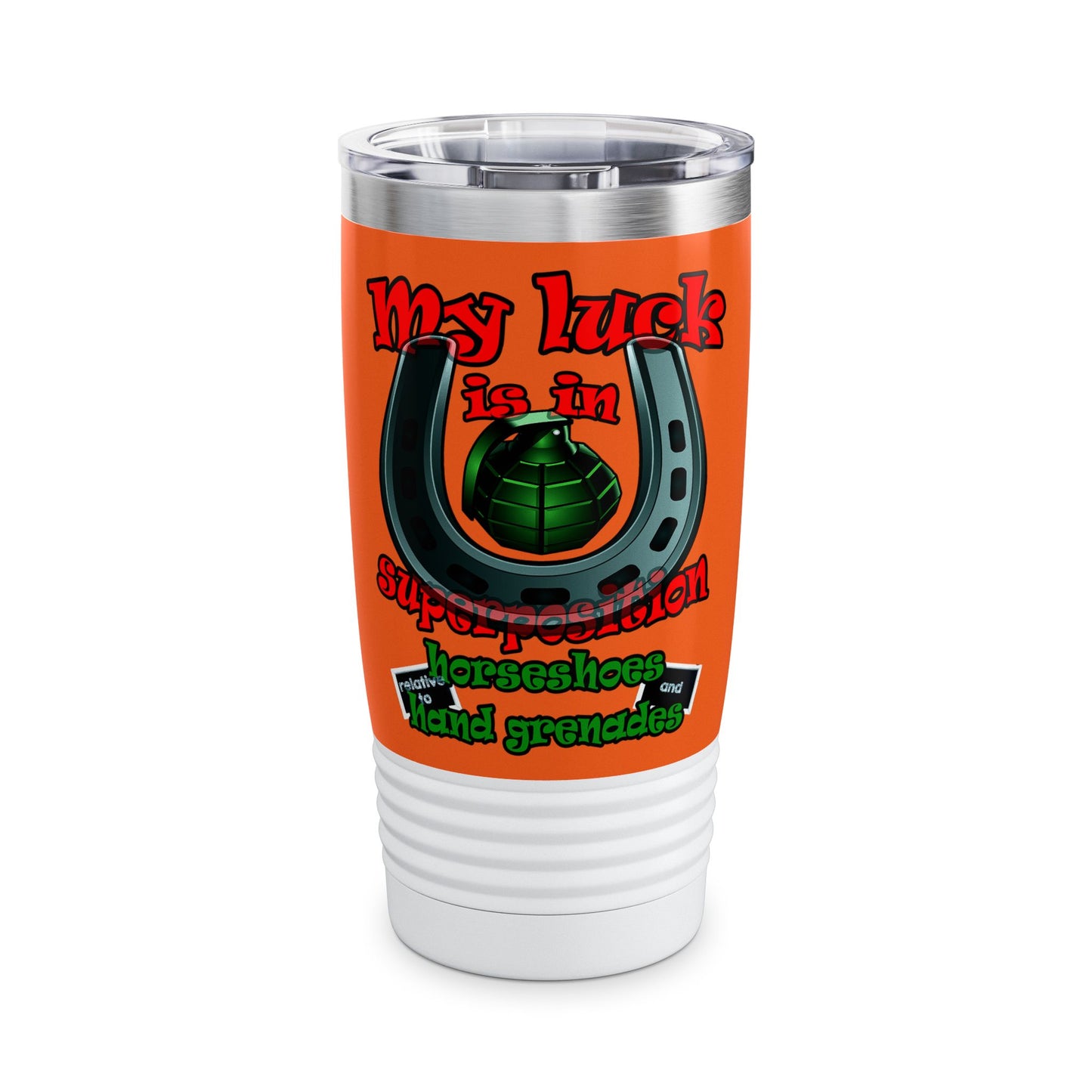 my luck - Ringneck Tumbler, 20oz (orange)