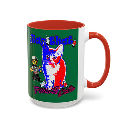 tag that - Accent Mug (dark green)