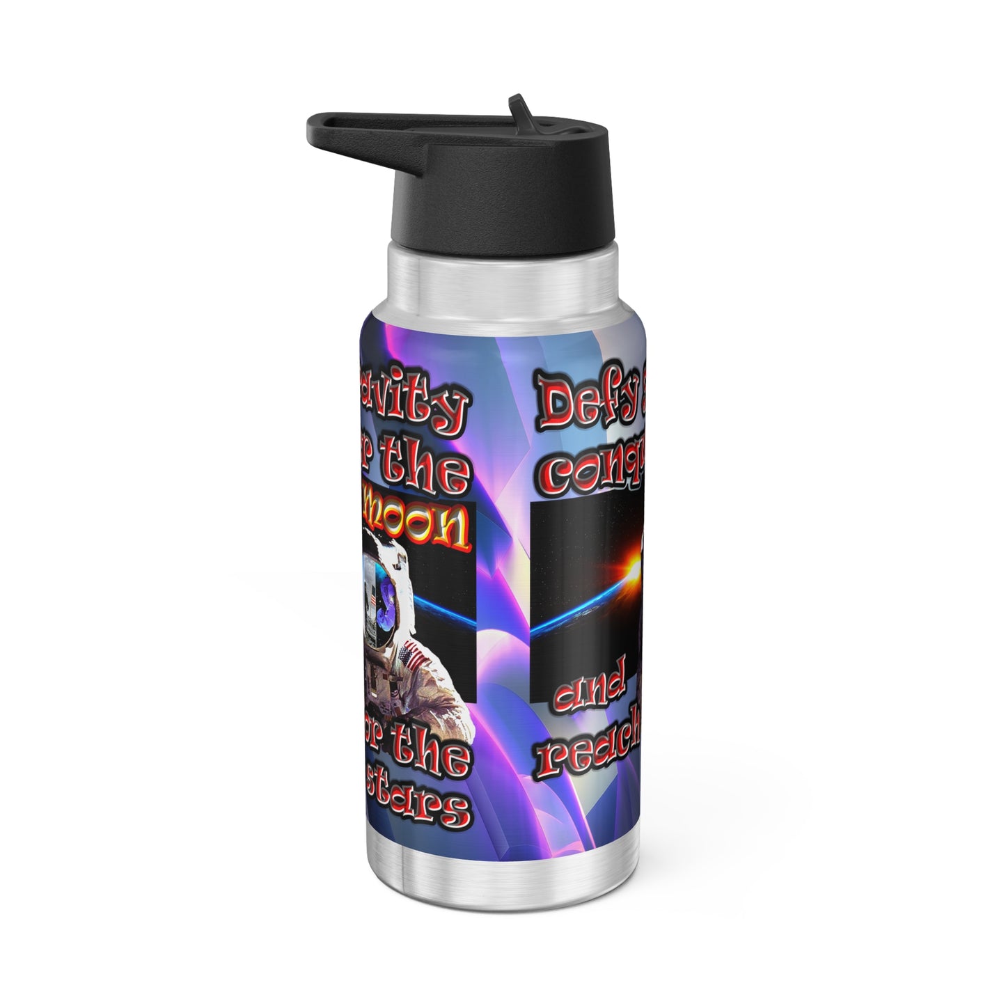 defy conquer reach - Gator Tumbler, 32oz  (grey-pink wave)