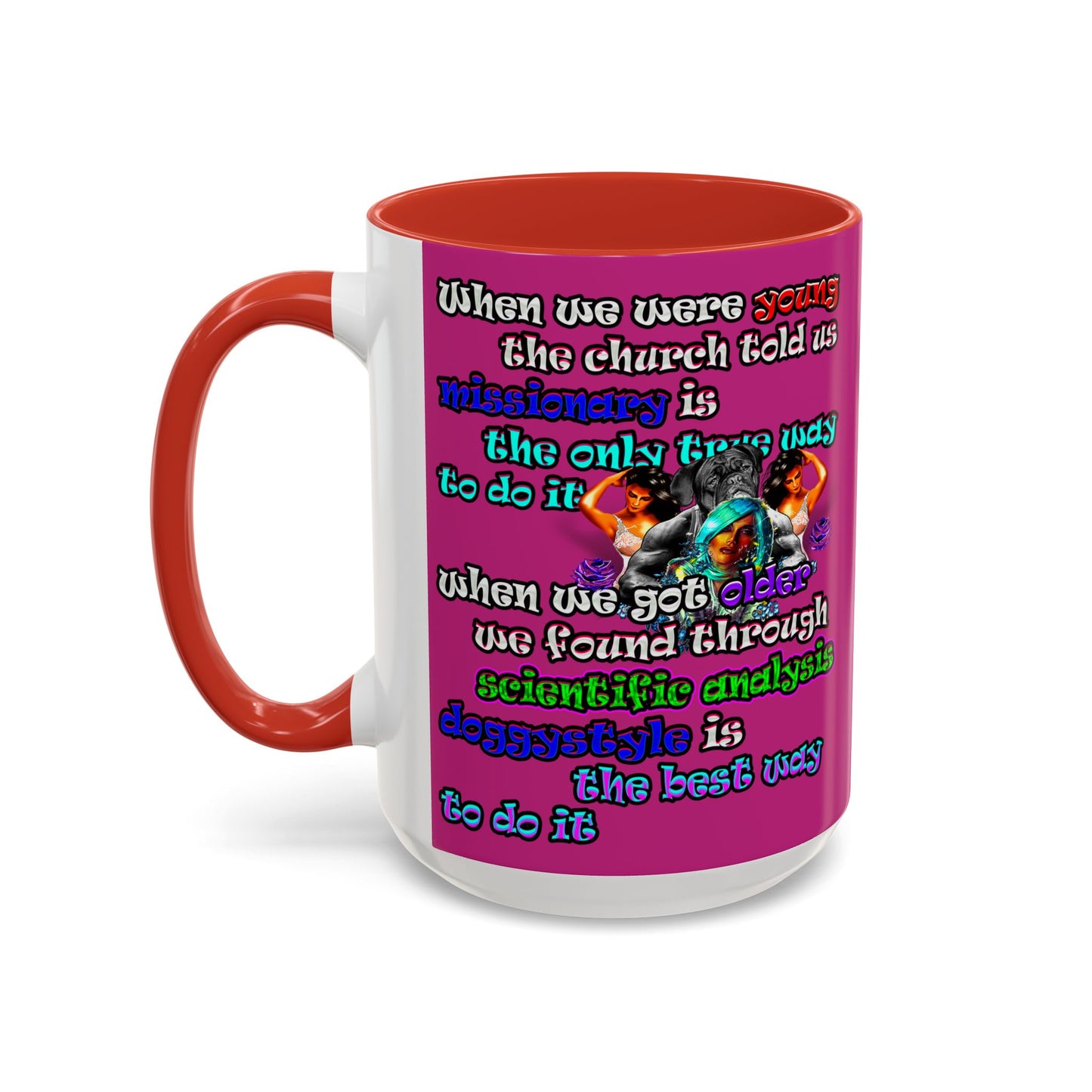 doggystyle - Accent Mug (pink)