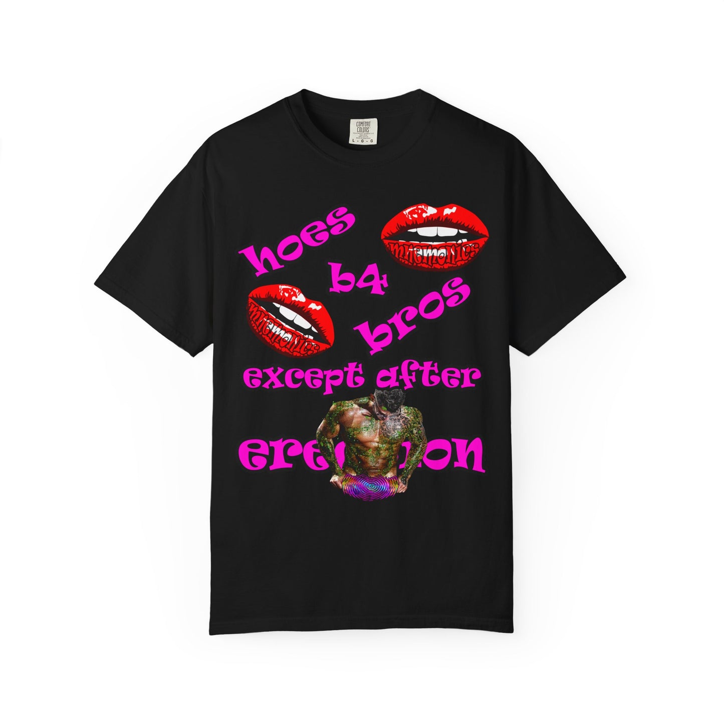 hoes b4 bros - Unisex Garment-Dyed T-shirt