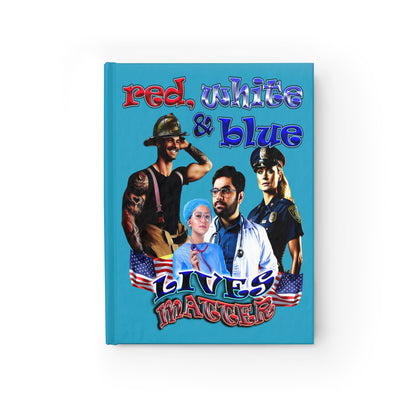 rw&b lives matter - journal-lined (turquoise)