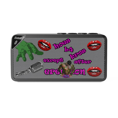 hoes b4 bros - Jabba Bluetooth Speaker (grey)