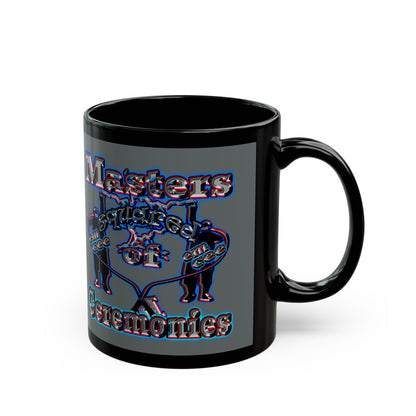 em cee squared - Black Mug (dark grey)