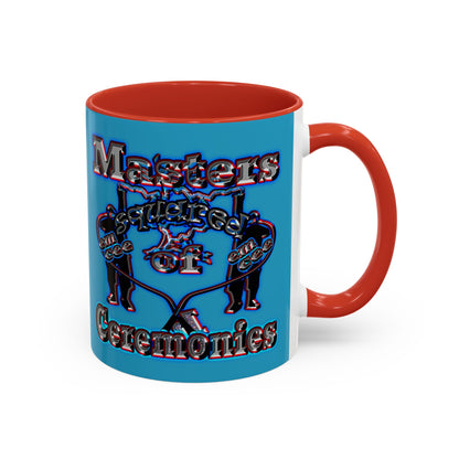 em cee squared - Accent Mug (turquoise)