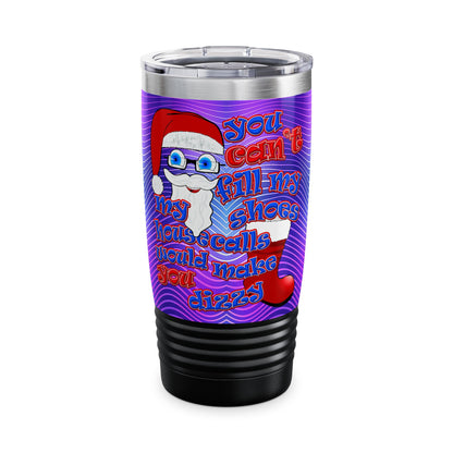 santa's shoes - Ringneck Tumbler, 20oz (purple wave)