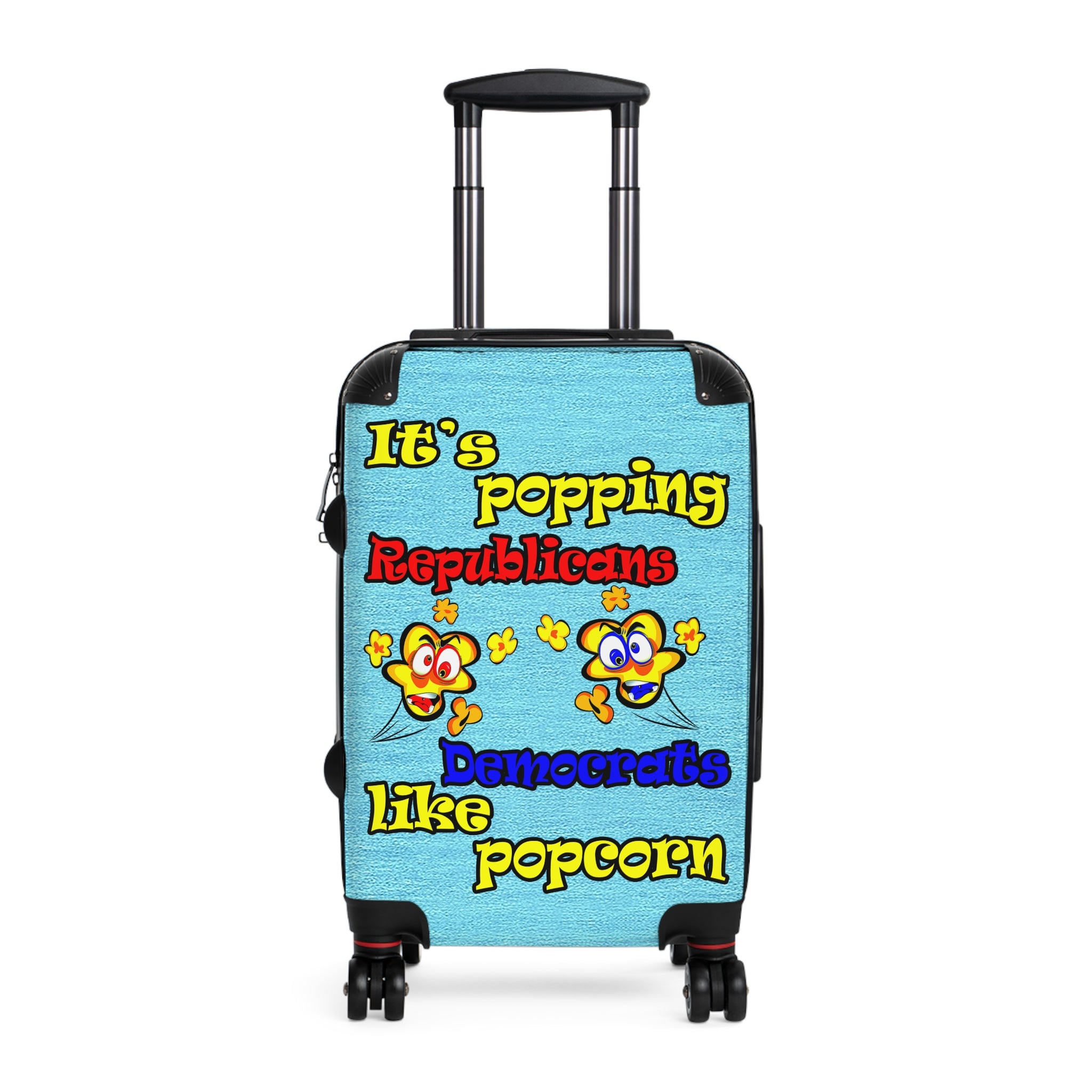 popping like popcorn - Suitcase (faded blue)