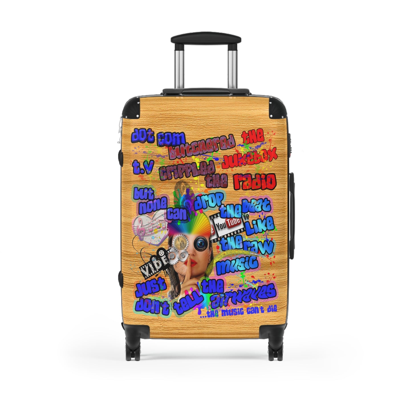drop the beat - Suitcase (butterscotch wood finish)