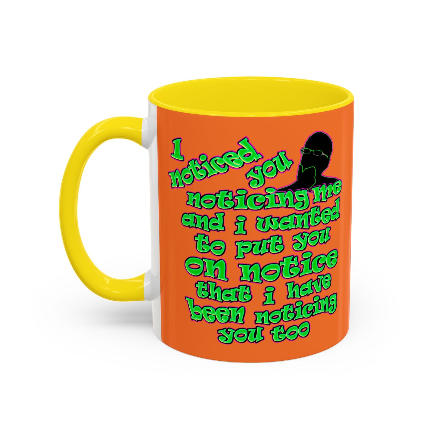 noticed you noticing - Accent Mug (crusta)