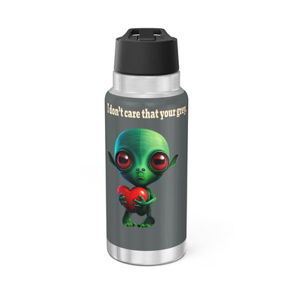 I don't care that your grey - Gator Tumbler, 32oz (dark grey)