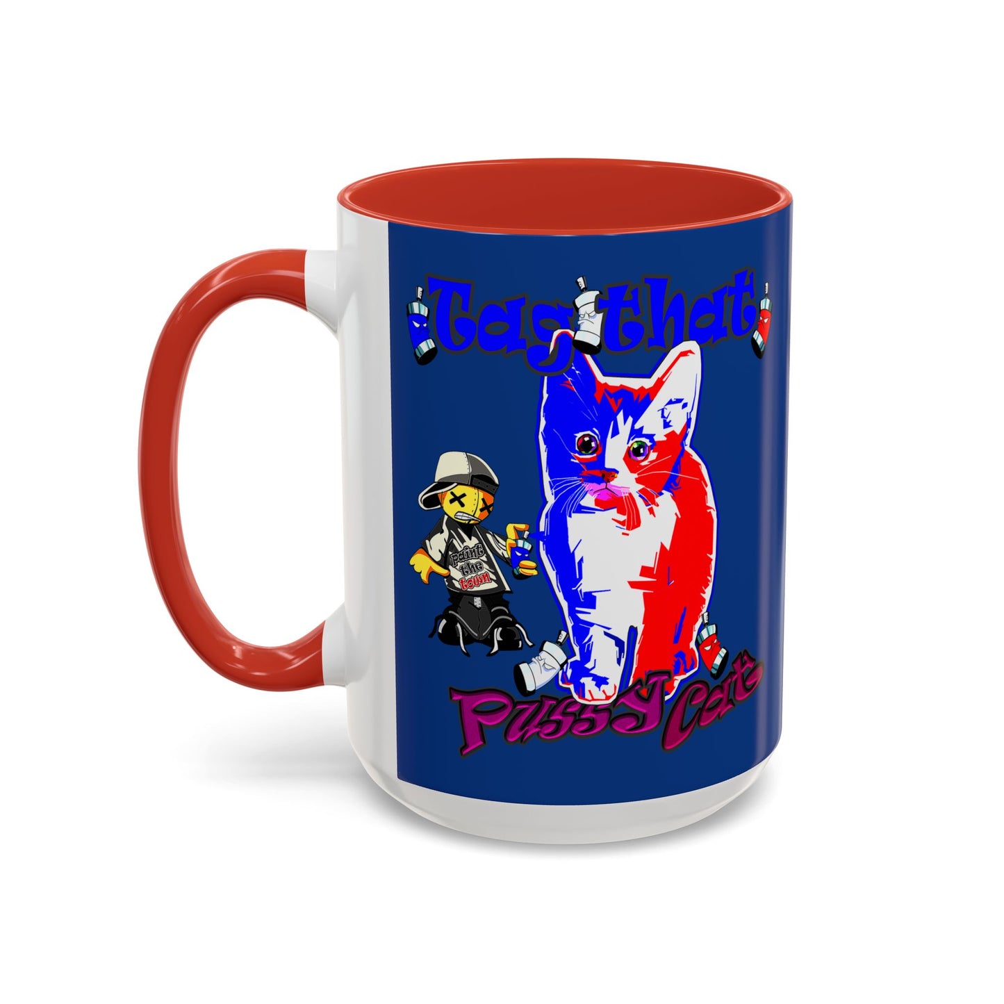 tag that - Accent Mug (dark blue)