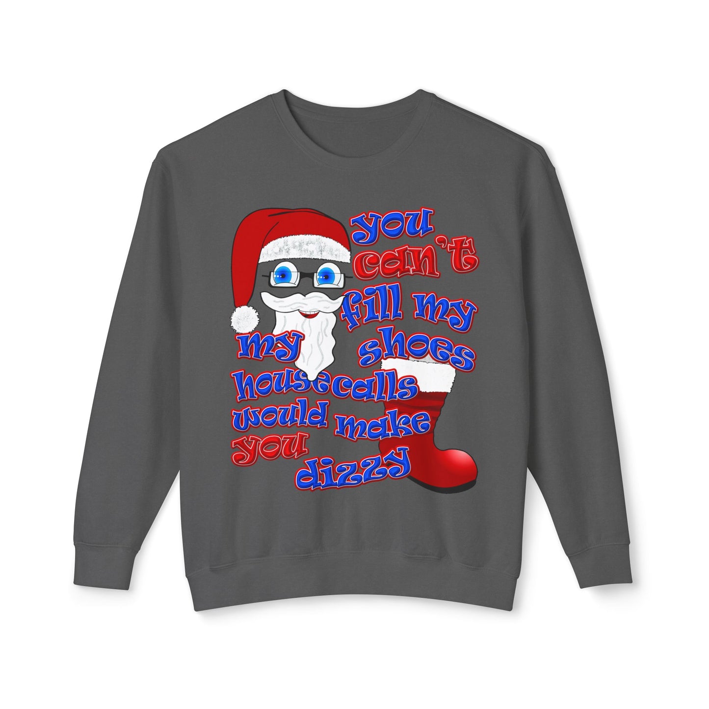 santa's shoes - Unisex Lightweight Crewneck Sweatshirt