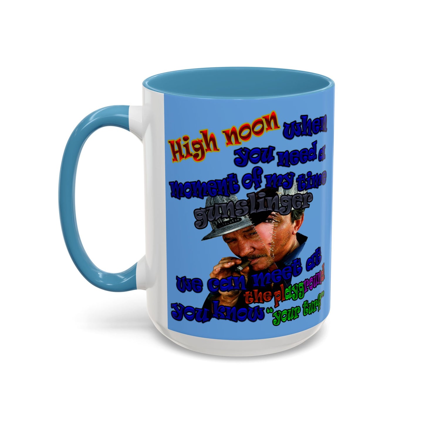 high noon - Accent Mug (light blue)