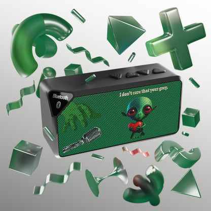 I don't care that your grey - Jabba Bluetooth Speaker (dark green)
