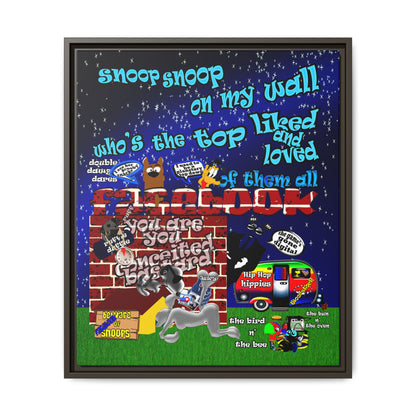 snoops - framed canvas art