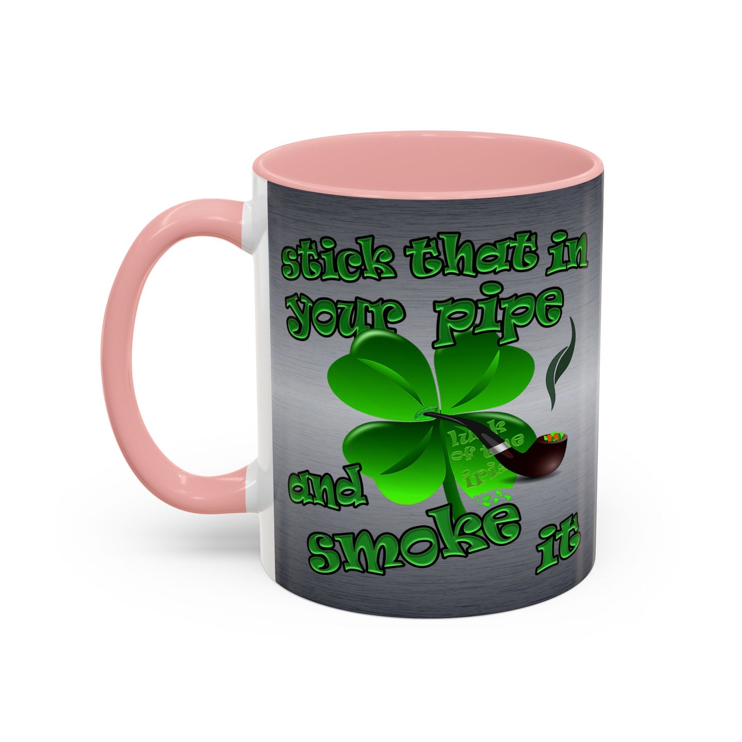 celtics logo - Accent Mug (brushed nickel)