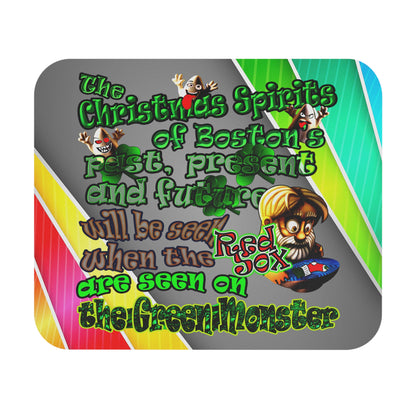 christmas spirits of boston - Mouse Pad (Rectangle) (rainbow split)