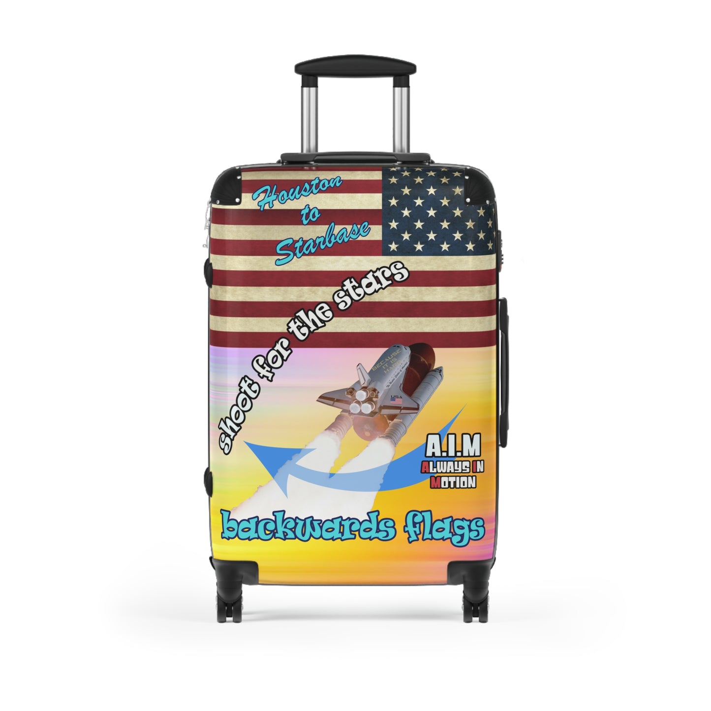 shoot for the stars - Suitcase (color blur)