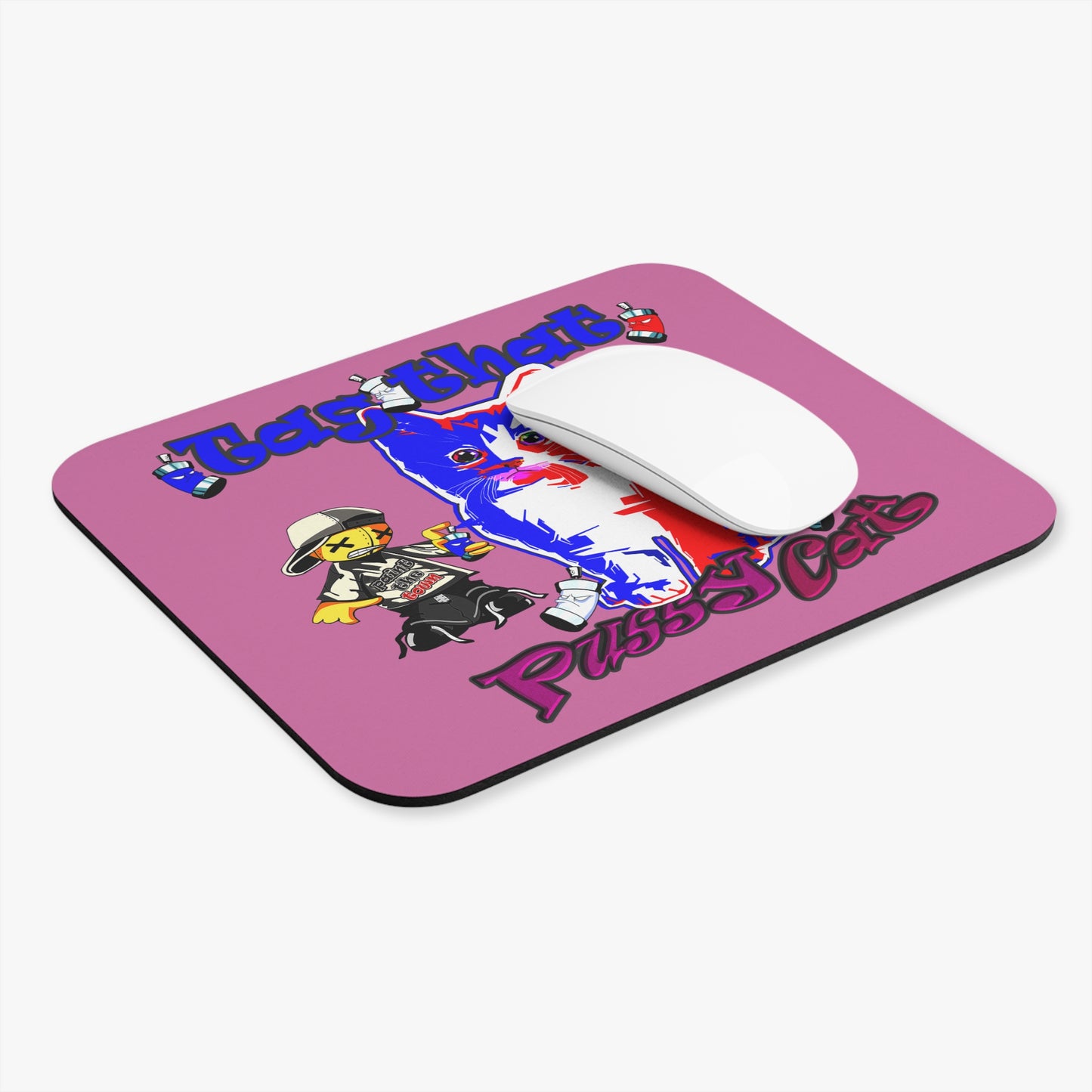 tag that - Mouse Pad (Rectangle) (light pink)