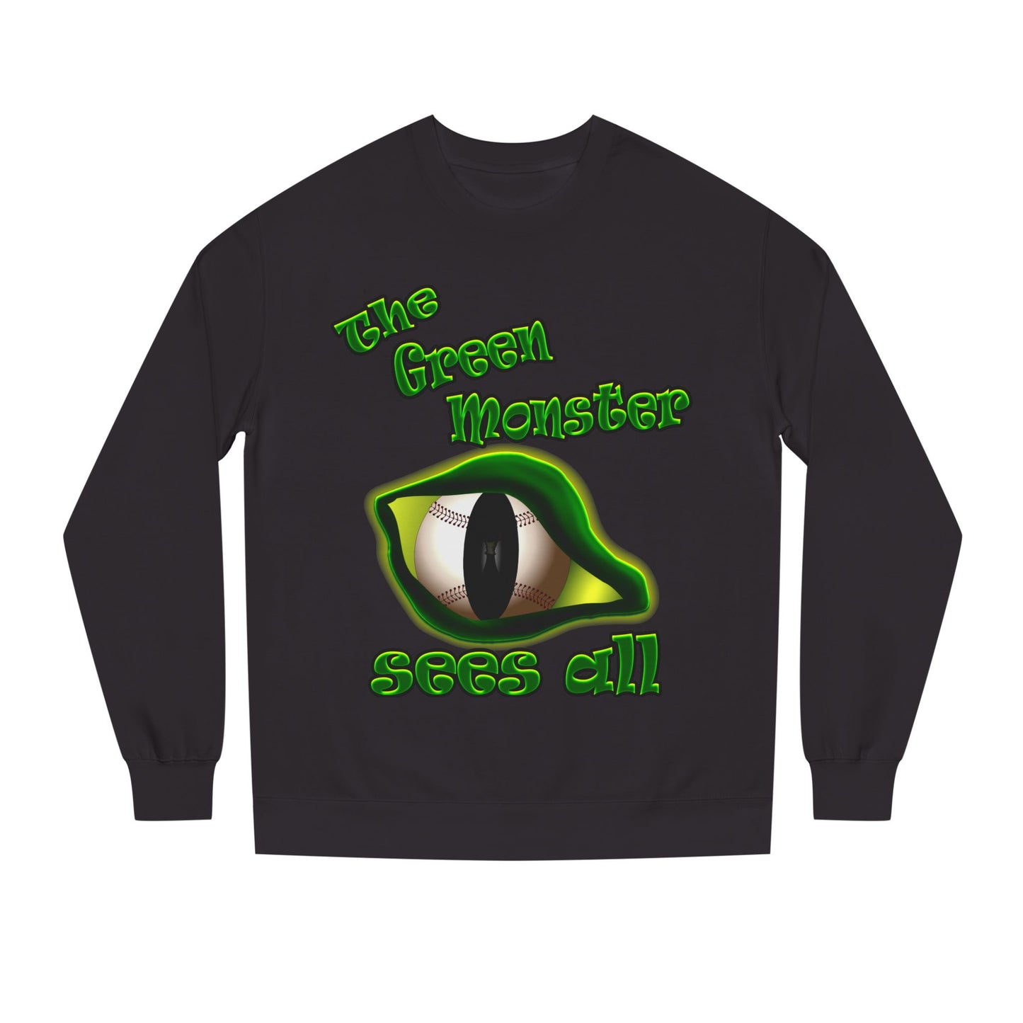 green monster - Unisex Crew Neck Sweatshirt